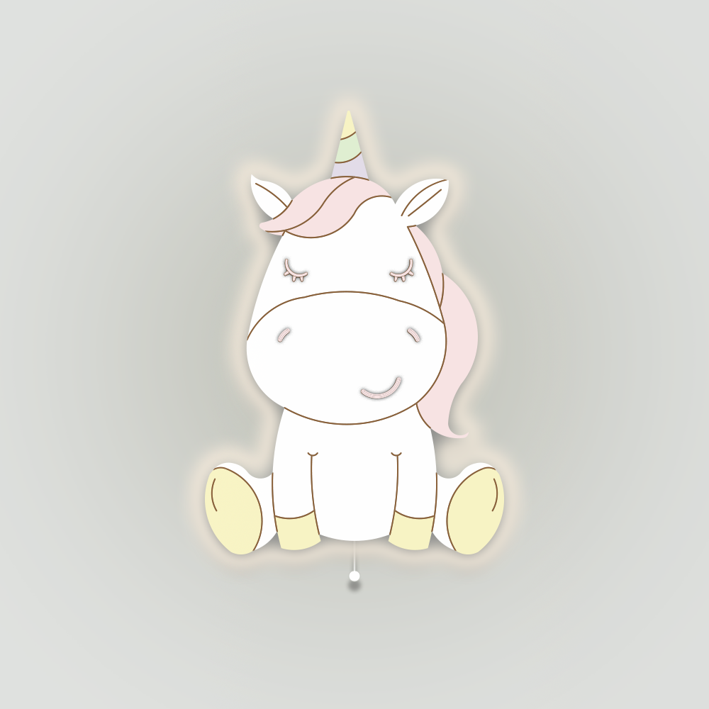 Unicorn realm set of 4 lights