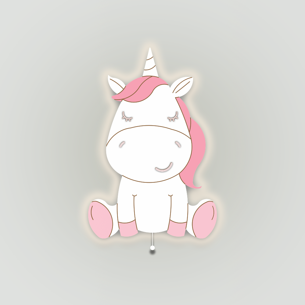 Unicorn realm set of 4 lights